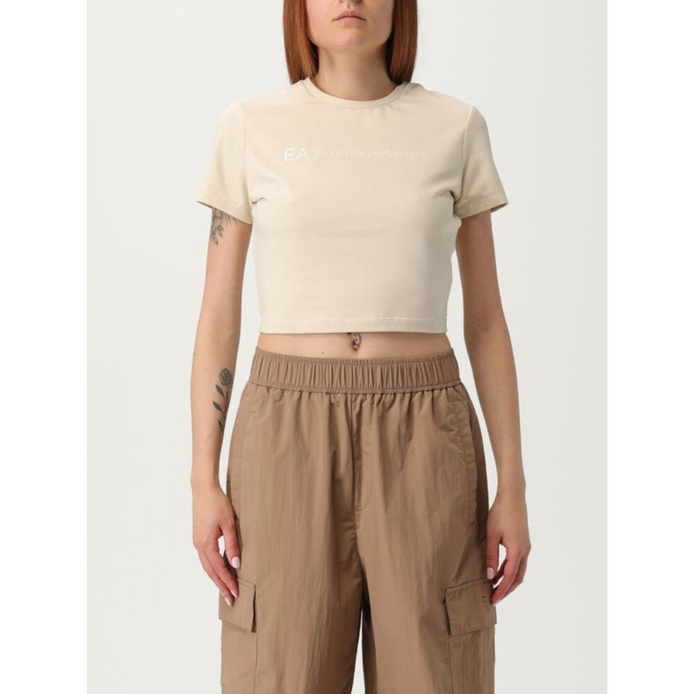 Ea7 T-Shirt Woman Milk